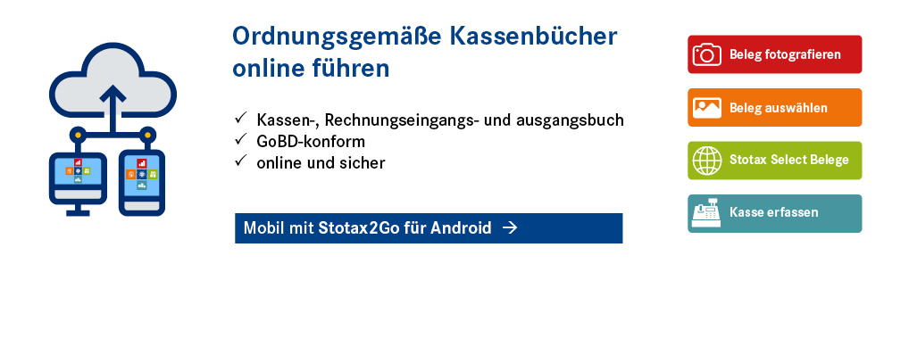 Ordnungsgemäße Kassenbücher online führen