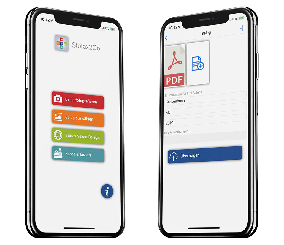 Mobile Buchhaltung mit der Stotax2GoApp