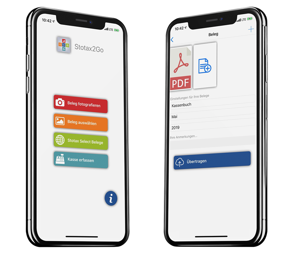 Mobile Buchhaltung mit der Stotax2GoApp